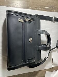AMERICAN Tourister Leather Briefcase Travel Laptop Business Bag Vintage 90s