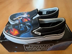 NEW Vans Classic Slip On Star Wars A New Hope Vintage Retro Mens 5.5/Womens 7 - Picture 1 of 5