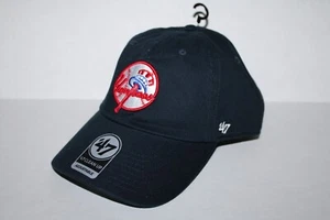 NEW '47 MVP MLB NYY New York Yankees Retro Mens Blue Adjustable Baseball Cap Hat - Picture 1 of 3