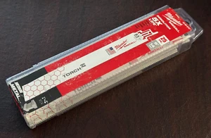 Milwaukee 48-00-8787 The Torch 9” SAWZALL Blades 14-TPI Teeth Per Inch (25 Pk) - Picture 1 of 5