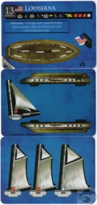 Wizkids Pirates Pocketmodel - Louisiana (ship) PotR UL072 U - Picture 1 of 1