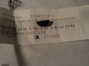 5 x Halbmond Mitnehmer Keil Scheibenfeder 4x5 mm Original Sachs + MZ  - Bild 1 von 1