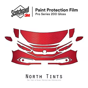 3M PRO PreCut Paint Protection Film Clear Bra PPF for Honda Civic 2019-2021 Kit - Picture 1 of 6