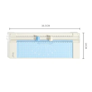 Paper Trimmer Paper Cutter 2 Cutter Heads Of Straight And Creasing(Green) - Bild 1 von 12