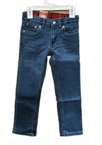 Levi's Youth Boy's Slim Flex Stretch Adjustable Waist Blue Size 6 R1-B - Picture 1 of 6
