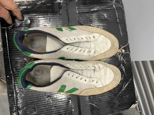 Vert Veja Zapatos Hombres 9 Blanco Cuero Esplar Vibe Logo V Tenis - Imagen 1 de 7
