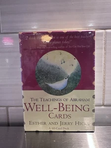 Teachings of Abraham: Well Being Cards By Esther & Jerry Hicks 60 Card Deck Box - Imagen 1 de 5