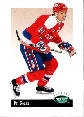 1994 Parkhurst Vintage Pat Peake #V63 Washington Capitals Hockey Card - Image 1 of 2