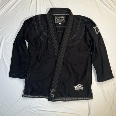 Suparaito Fuji Kimono Gi Jacket Adult A2 Black Jiu Jitsu MMA (Jacket Only) - Image 1 of 4
