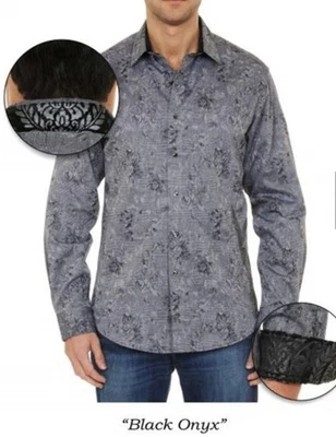 Robert Graham “Black Onyx” NWT Rare Limited Edition Shirt XL ONLY 589 MADE - Image 1 of 4