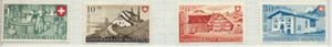 Schweiz Briefmarken Scott #B154 bis B157, gebraucht - Bild 1 von 1