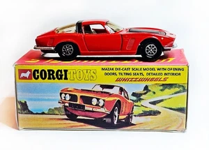 Corgi Toys Whizzwheels Nr. 301 ISO Grifo 7 Litre - inklusive Repro Window-Box - Bild 1 von 11