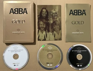 Abba Gold Rare Ltd Edition 40th Anniversary Steelbox 3x CD Set +3D Magnetic Art - Picture 1 of 20