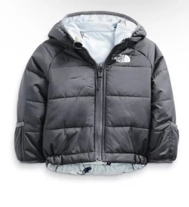 The North Face Infant Reversible Perrito Jacket, Vanadis Grey, 6-12M, NWT - Picture 1 of 16