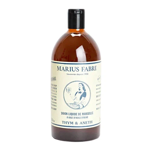 Marseiller Flüssigseife, mit ätherischen Ölen aus Thymian & Dill, Marius Fabre,  - Bild 1 von 1