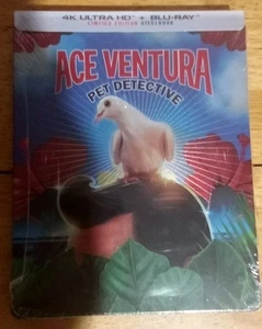 ACE VENTURA PET DETECTIVE 4K UHD Limited Edition Steelbook + Blu-Ray (BRAND NEW) - Picture 1 of 2