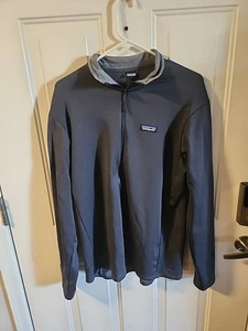 Chaqueta Patagonia R1 Daily Cremallera Cuello 1/2 Cremallera Azul Gris 40500 Para Hombre Talla Grande - Imagen 1 de 12