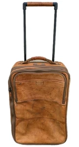Vintage Hartmann Gürtel Leder Rollgepäck Handgepäck Koffer 22" erweiterbar - Bild 1 von 24