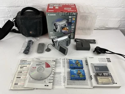 Canon MV830i Mini DV Camcorder 20x Optical Zoom Video Camera Tape Handycam #254 - Image 1 of 4