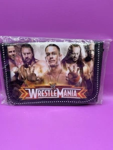 WWE Wrestling - TRI-FOLD WALLET WRESTLEMAINA New - Picture 1 of 5