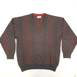 Maglione maglione pullover RETRO uomo vintage GRANDE lana acrilica viscosa - Foto 1 di 9