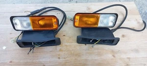 PAIR OF FRONT LIGHTS ARROWS RIGHT LEFT Fiat 131 + Abarth - Picture 1 of 2