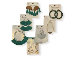 7 Pcs Lot Pendant Jewelry Earring Necklace Accessories Boho Fringe NWT - Picture 1 of 1