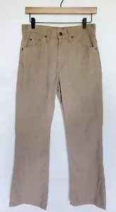 Vintage 1980s Levis 517 Tan Corduroy - White Label Talon - W30 L33 - Bootcut - Picture 1 of 10