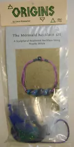 Origins Laura Breisacher MERMAID Necklace Kit Sculptural Beadwork Peyote Stitch - Picture 1 of 6