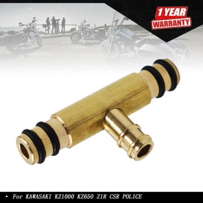 CARBURETOR CARB FUEL TEE FOR KAWASAKI KZ1000 KZ650 Z1R CSR POLICE - Image 1 of 4