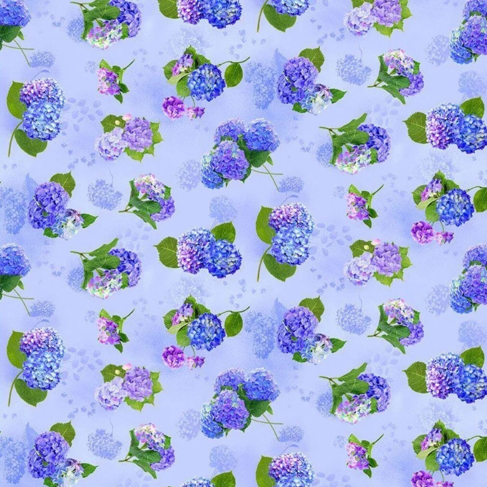 Hydrangea Bliss Small Florals by Chong A Hwang Cotton Quilt Fabric by the Yard - Image 1 of 1