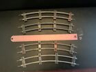 Vintage American Flyer S Gauge  2-Rail,  2-Conductor CURVED Track Sections x4