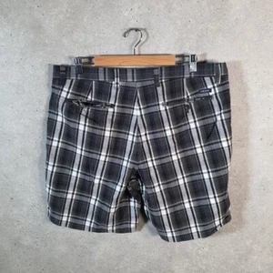 Vintage Chaps Ralph Lauren Polo Shorts Jorts Cargo Herren W38 kariert schwarz - Bild 1 von 8