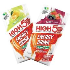 High 5 Energy Protein Drink Sachets Sports Nutrition Vegetarian Exercise Workout