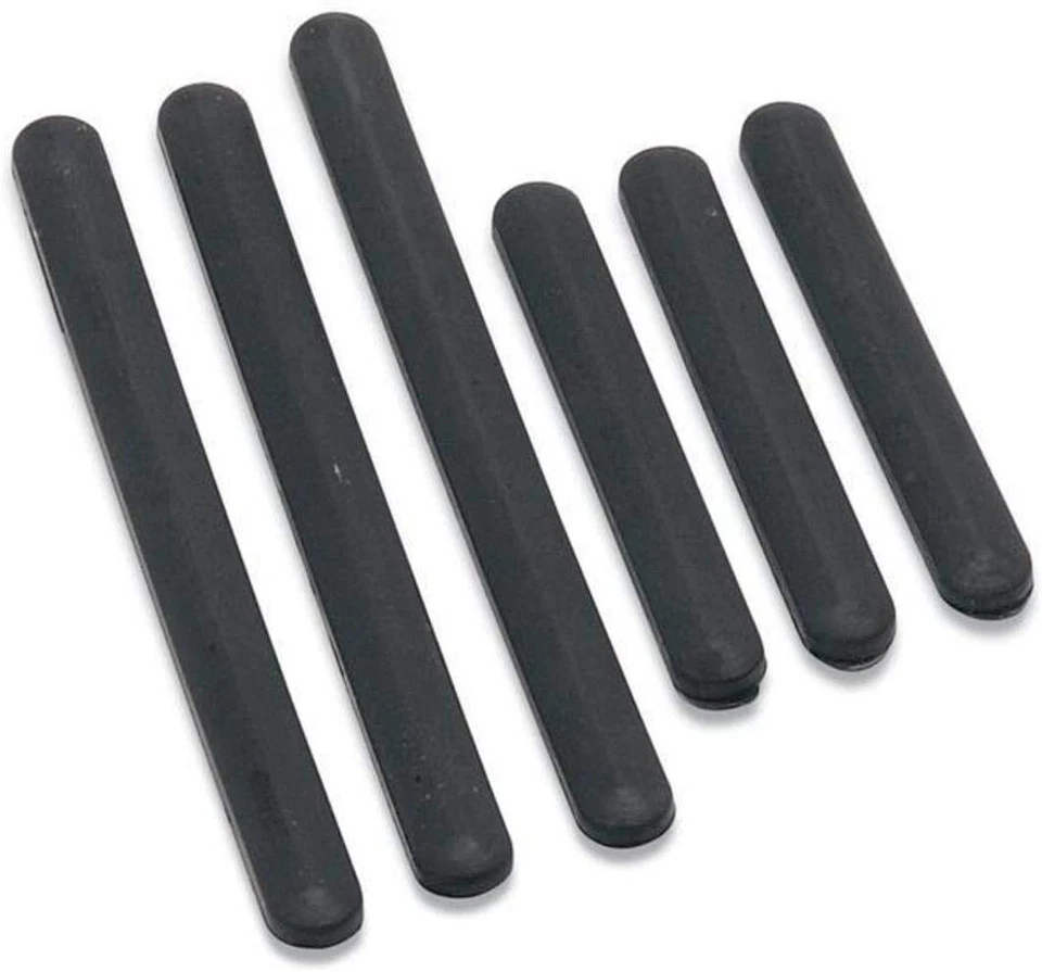 Tiras de goma de repuesto Lindby Twinbar Highway negras (406) Foto 1 de 1