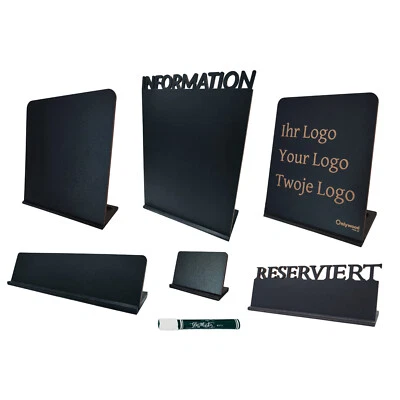 Kreidetafel | unterschiedliche Arten | Tischtafel | mit Kreidemarker | Onlywood - Bild 1 von 4