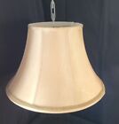 Vintage Dale Tiffany Fabric Bell Lamp Shade with Beautiful Trim 12"h x 18"w