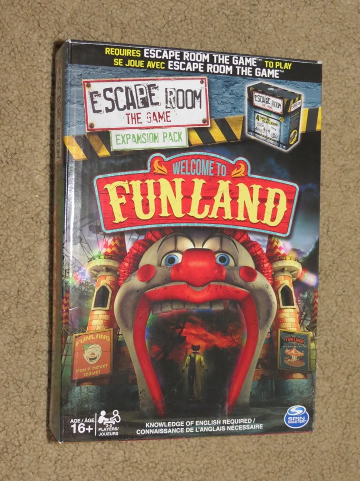 EXCELLENT Escape Room The Game Expansion Pack - Welcome to Funland - Image 1 of 1