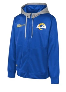 Los Angeles Rams NFL Fanatics Royal Team Block Full-Zip Hoodie Men's Size Medium - Picture 1 of 11