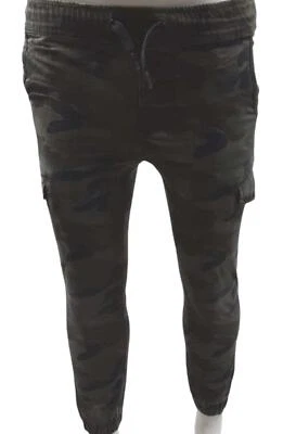 Arizona Rip-stop Army Print Joggers Green Youth (Size: S 6-7) - Image 1 of 3