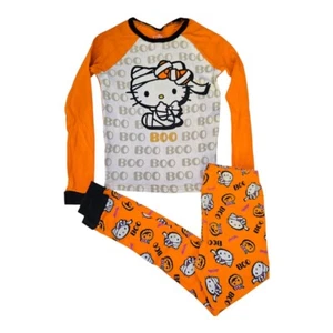 Girls HELLO KITTY Mummy Halloween Pajamas Size 4 6 8 10 Snug Fit Cotton NWT - Picture 1 of 7