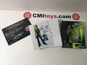 STAR WARS Oola Figure POTF w / autografiado firmado Femi Taylor Photo 1997 & COA - Imagen 1 de 9