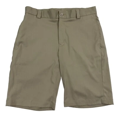Slazenger Khaki Tan Performance Shorts Sz 30 Moisture Wicking Quick Dry Stretch - Image 1 of 4