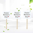 25 Pcs Mother's Day Cake Picks Decoration Paper Cup Decorate