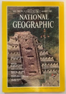 The National Geographic August 1980 - Milwaukee,  Water, Veracruz,  Bordeaux - Picture 1 of 2