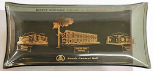 1968 SOUTH CENTRAL BELL Kentucky Vintage 8" GLASS CANDY DISH ASHTRAY M2 - Picture 1 of 7