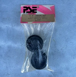 Parma PSE RC 1:10 GREEN DOT 2.4in Rear Black Wheels w/2in Wide Foam #83122 NEW - Picture 1 of 8