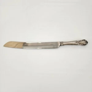 Web Silver Sheffield England Brotkuchen Messer 12 Zoll mit Sterlingsilber Griff - Bild 1 von 5
