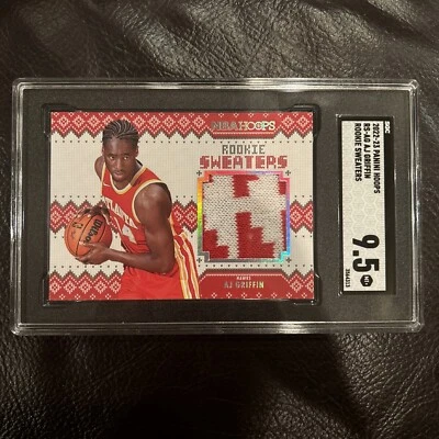 2022-23 Hoops Winter #RS-AG AJ Griffin Rookie Sweaters - Image 1 of 2