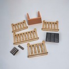 Mixed Lot of 8 Epoch & Other Dollhouse Spare Parts Railings & Etc.